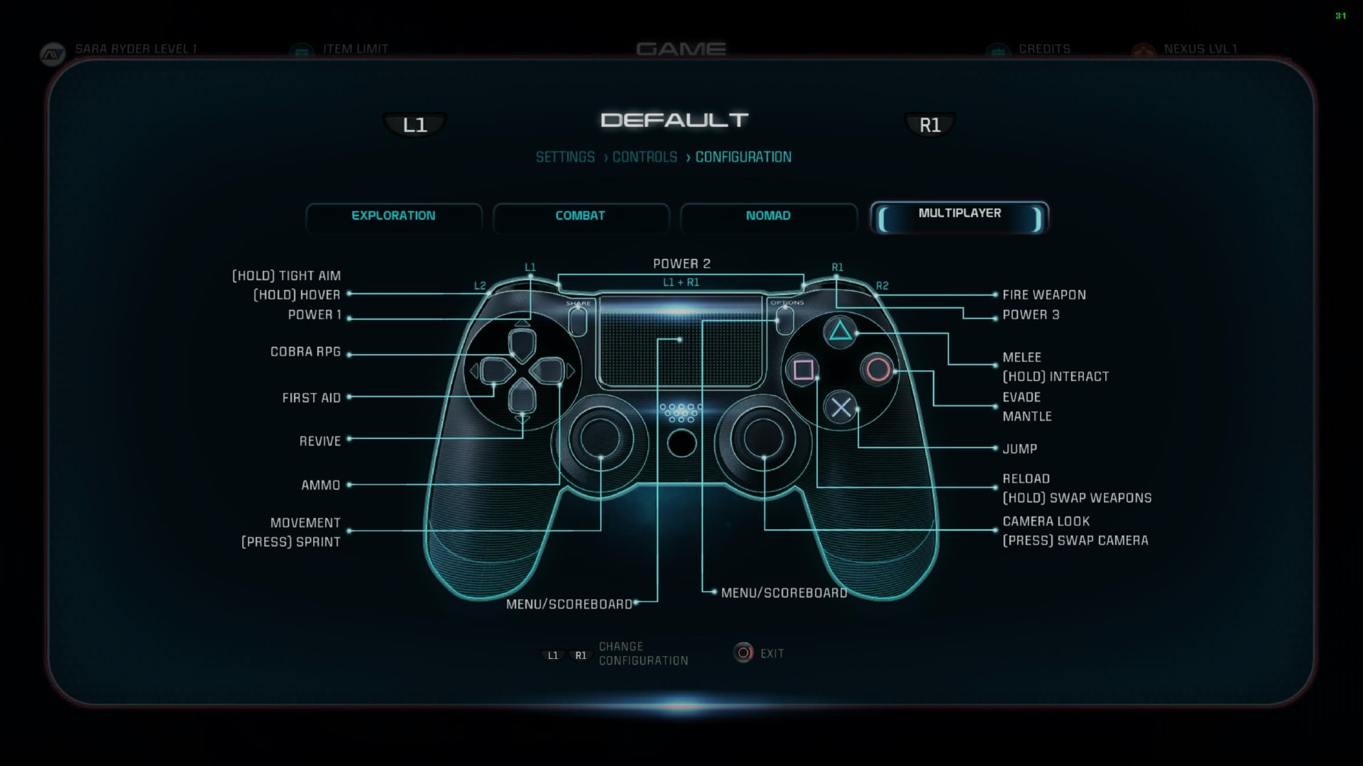 Ps4 Controls Mass Effect Andromeda Wiki